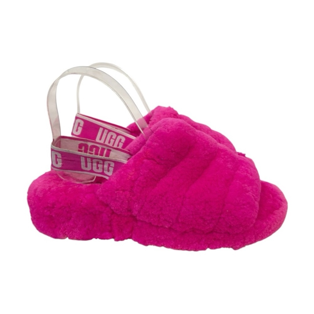 Ugg Fluff Ya Slipper Sandals Size 8 - Picture 2 of 9